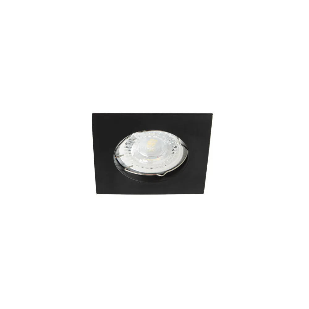 NAVI CTX-DS10 B CZARNY OPRAWA SUFITOWA PT KWADRAT STAŁA GX5.3/GU10 MAX 50W IP20 ODLEW AL
