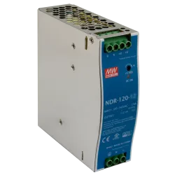 NDR ZASILACZ NA SZYNĘ DIN 120W 2.5A 90-264V AC - 124-370V DC / 48V DC