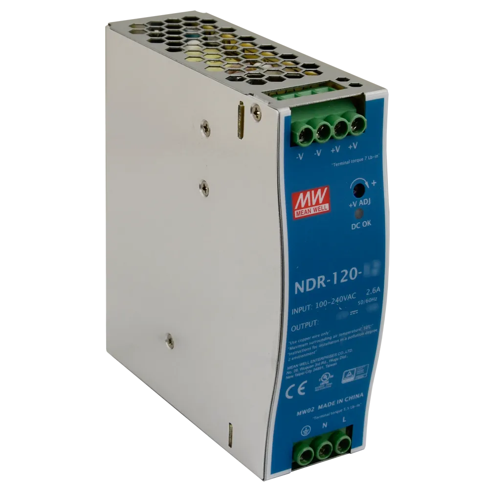 NDR ZASILACZ NA SZYNĘ DIN 120W 2.5A 90-264V AC - 124-370V DC / 48V DC