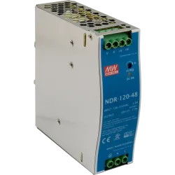 NDR ZASILACZ NA SZYNĘ DIN 120W 2.5A 90-264V AC - 124-370V DC / 48V DC