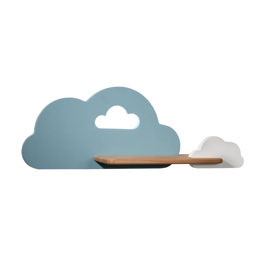 CLOUD NIEBIESKI/ BIAŁY OPRAWA KINKIET ŚCIENNY NT LED 5W NW 4000K 250LM IP20 METAL/ DREWNO