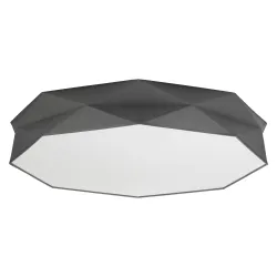 KANTOOR GRAY SZARY/ BIAŁY OPRAWA SUFITOWA PLAFON NT 6X E27/ 15W IP20 METAL/ TKANINA/ TWORZYWO