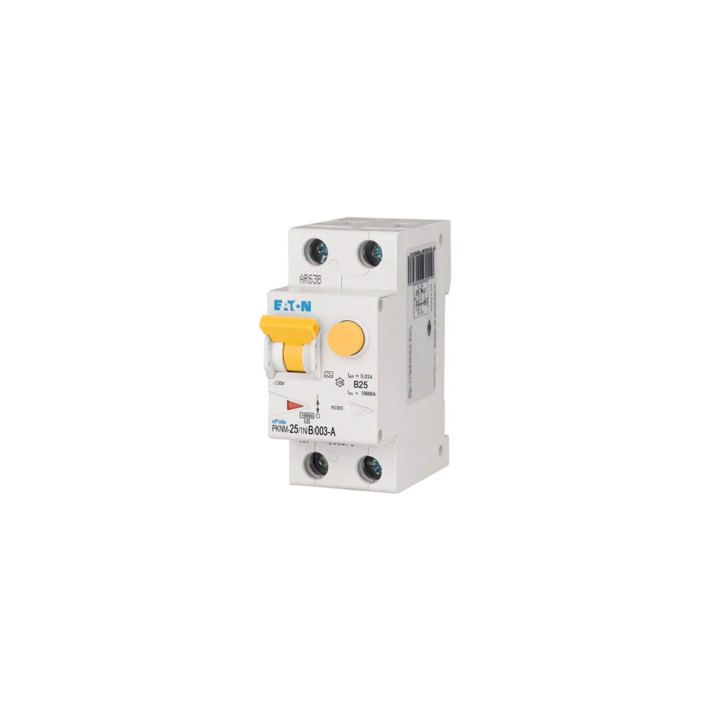 PKNM-25/1N/B/003-A-MW B 25A/30MA/A MW WYŁĄCZNIK RÓŻNICONADPRĄDOWY B 25A 1P+N 2M 30MA A MW 10KA