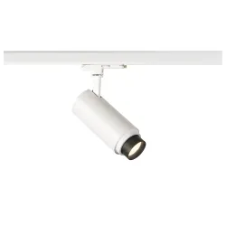 NUMINOS BIAŁY OPRAWA SYSTEMOWA TRACK REFLEKTOR 3F LED 20W NW 4000K 780LM - 1900LM ALU/ TWORZYWO/ PC