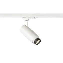 NUMINOS BIAŁY OPRAWA SYSTEMOWA TRACK REFLEKTOR 3F LED 20W NW 4000K 780LM - 1900LM ALU/ TWORZYWO/ PC
