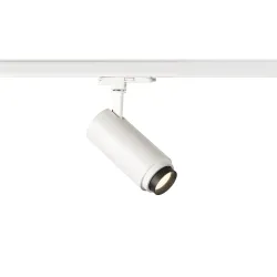 NUMINOS BIAŁY OPRAWA SYSTEMOWA TRACK REFLEKTOR 3F LED 20W NW 4000K 780LM - 1900LM ALU/ TWORZYWO/ PC