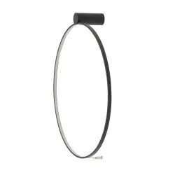 CIRCOLO LED M CZARNY/ BIAŁY OPRAWA SUFITOWA ŚCIENNA PLAFON NT LED 21W 4000K 700LM IP20 ALUMINIUM/ PC