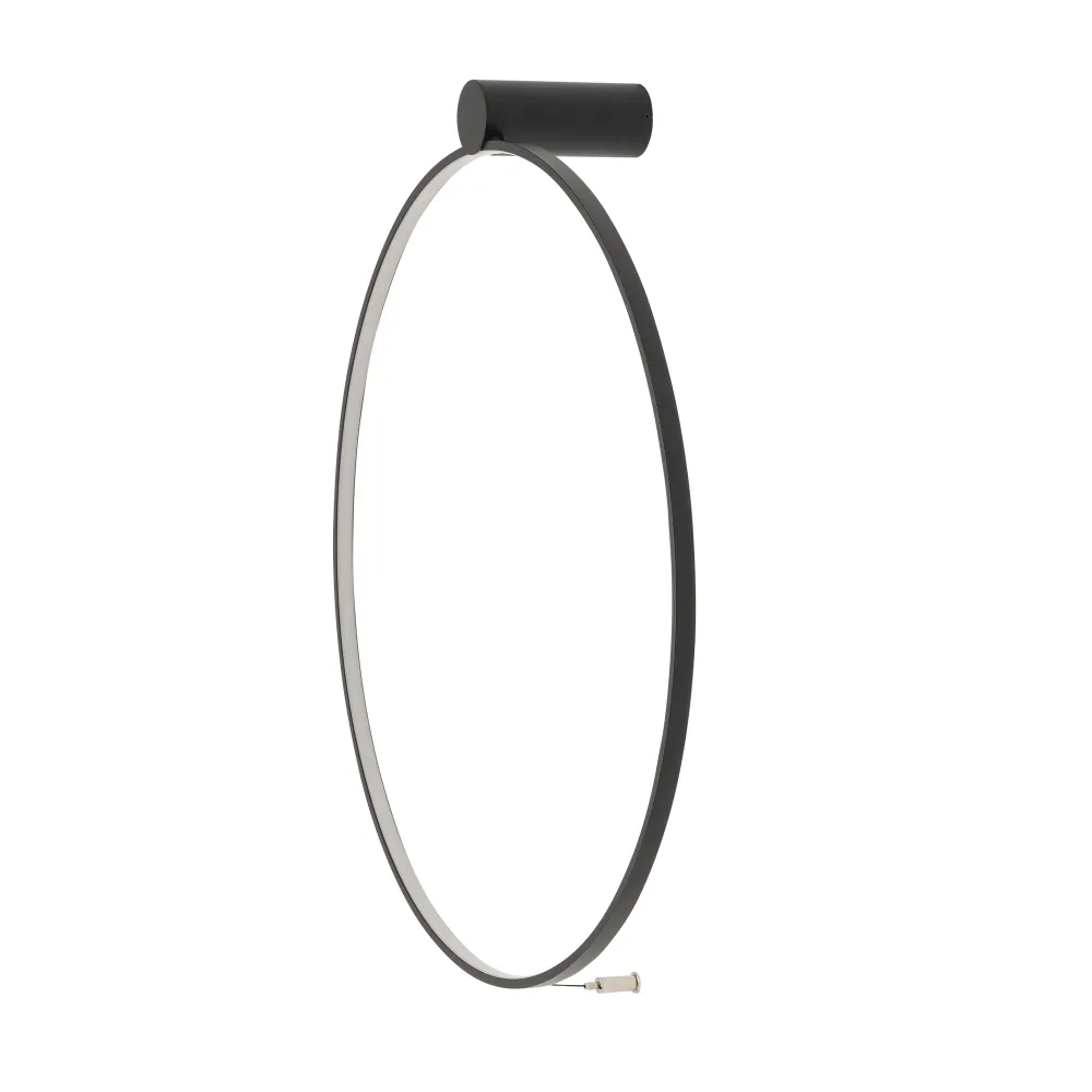 CIRCOLO LED M CZARNY/ BIAŁY OPRAWA SUFITOWA ŚCIENNA PLAFON NT LED 21W 4000K 700LM IP20 ALUMINIUM/ PC