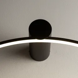 CIRCOLO LED M CZARNY/ BIAŁY OPRAWA SUFITOWA ŚCIENNA PLAFON NT LED 21W 4000K 700LM IP20 ALUMINIUM/ PC