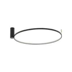 CIRCOLO LED M CZARNY/ BIAŁY OPRAWA SUFITOWA ŚCIENNA PLAFON NT LED 21W 4000K 700LM IP20 ALUMINIUM/ PC