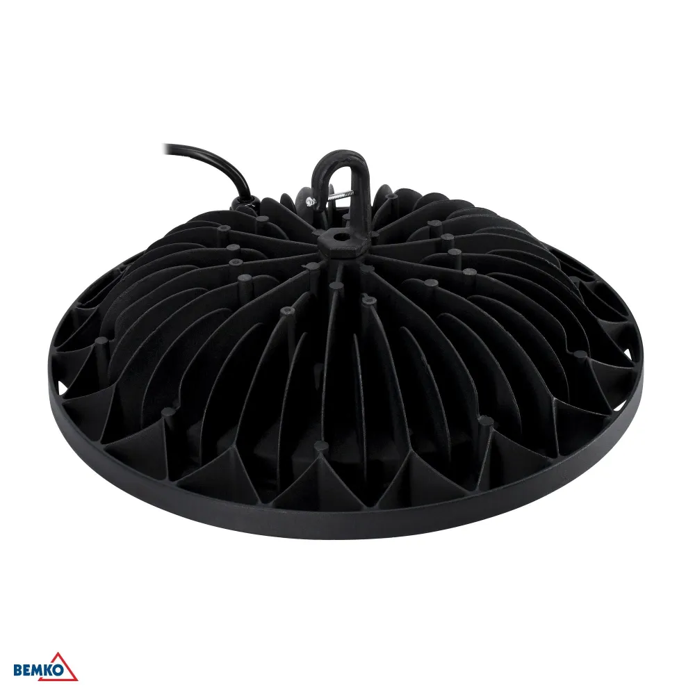 VOYAGER CZARNY OPRAWA ZWIESZANA HIGHTBAY LED 200W NW 4000K 19800LM IP65 IK08 110ST AL/ SZKŁO