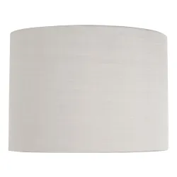 DRUM BIAŁY ABAŻUR BAWEŁNA / POLIESTER