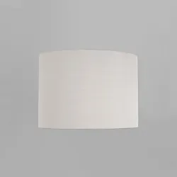 DRUM BIAŁY ABAŻUR BAWEŁNA / POLIESTER
