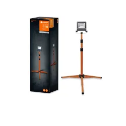 LED WORKLIGHT TRIPOD NAŚWIETLACZ PRZENOŚNY LED 30W 230V NW 4000K 2700LM IP65 IK06 120ST AL/ SZKŁO