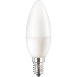 COREPRO LED ŻARÓWKA LED ŚWIECZKA 5/40W E14 230V MATOWA 865 CW 6500K 470LM B35