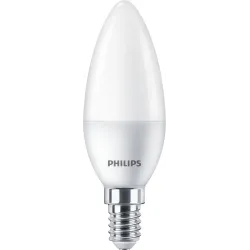 COREPRO LED ŻARÓWKA LED ŚWIECZKA 5/40W E14 230V MATOWA 865 CW 6500K 470LM B35