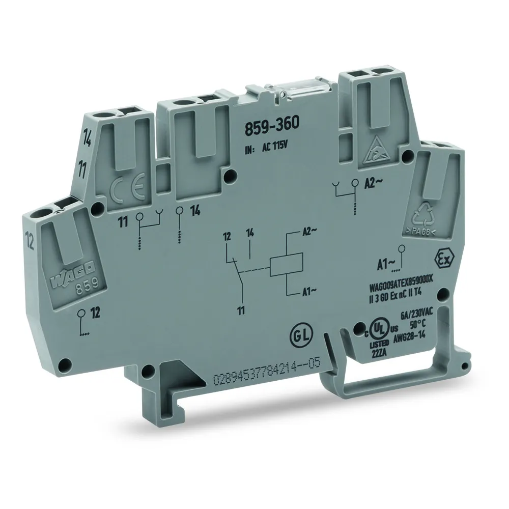 REL AC 230V, SZARA