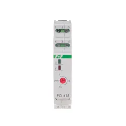 PO-415 PRZEKAŹNIK CZASOWY 10A 1P 1-15MIN 1M 24V AC/DC OPÓŹNIONE ODPADANIE