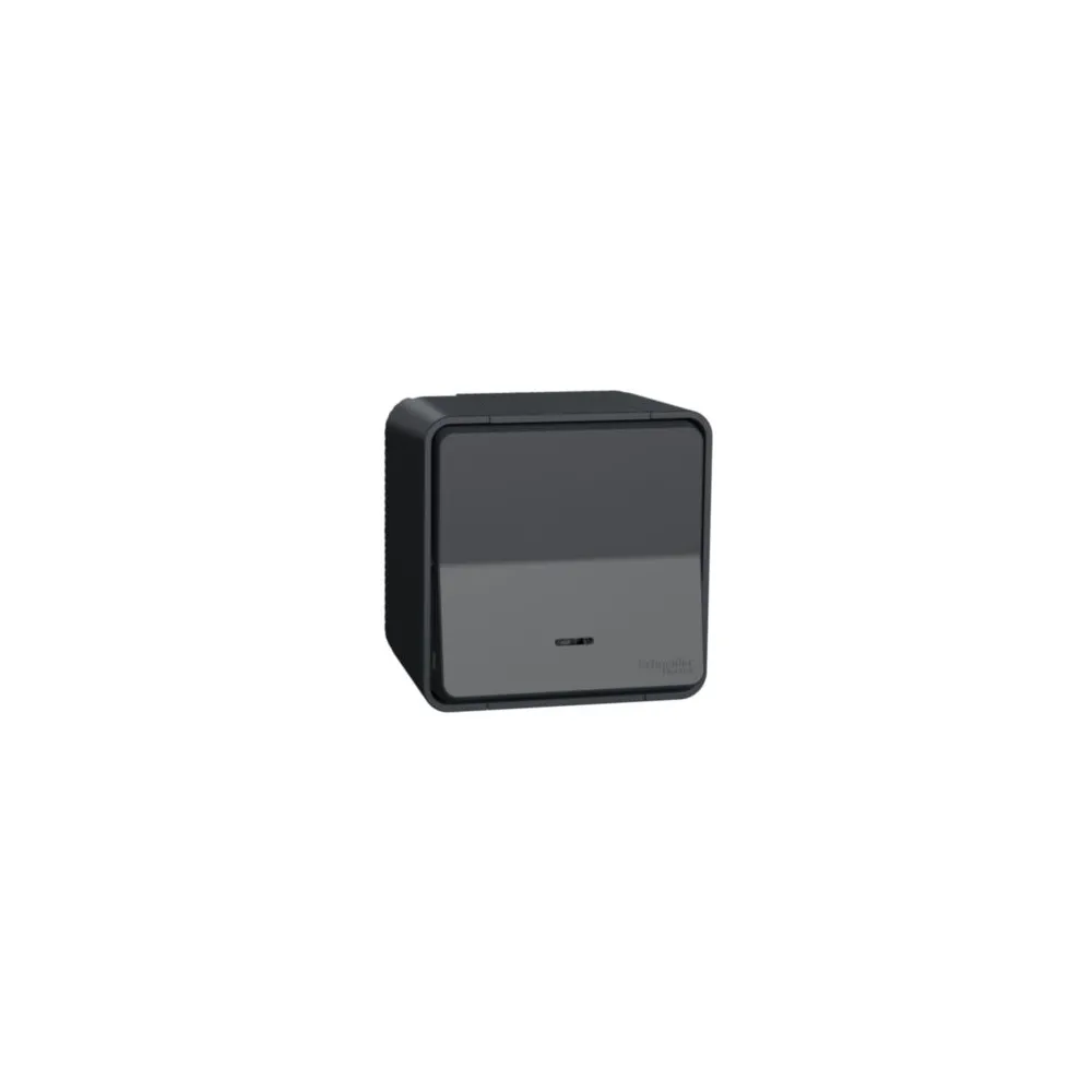 Schneider Electric Mureva, łącznik schodowy z podświetleniem, antracytowy, MUR35024