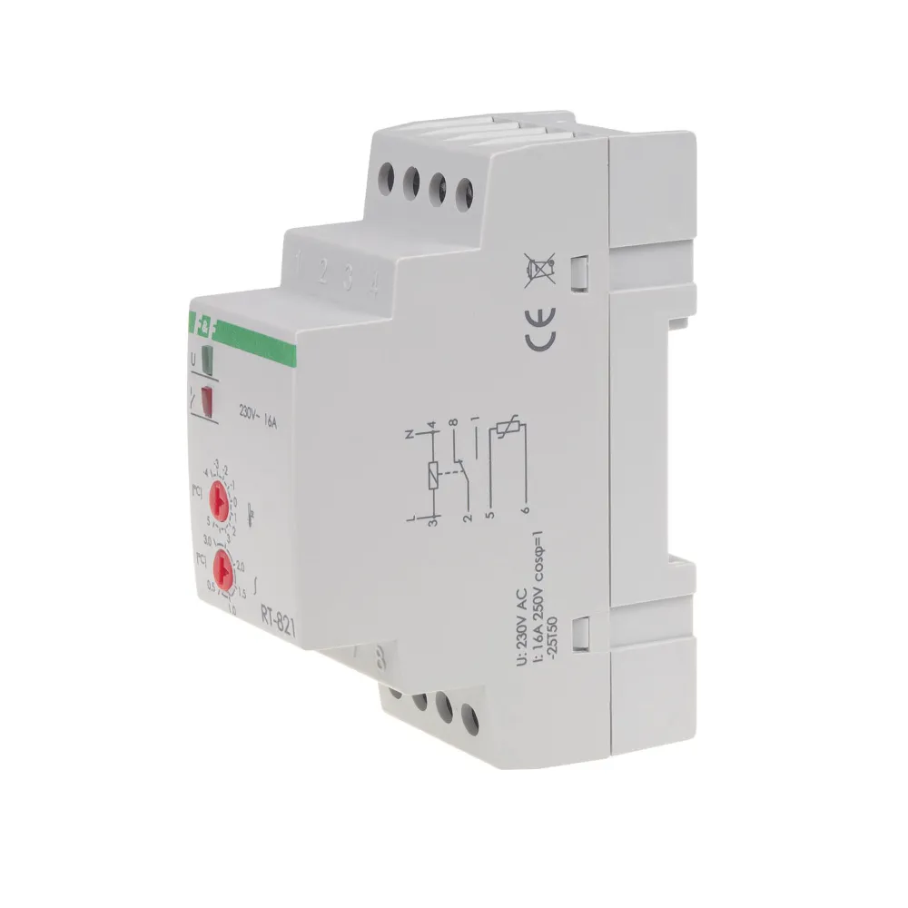 RT-822B REGULATOR TEMPERATURY 16A 1P 2M 30-60ST C 230V AC BEZ SONDY