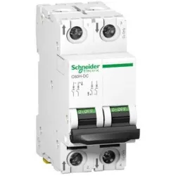 Schneider Electric Wyłącznik nadprądowy Acti9 C60H-DC-C50-2 C 50A 2-biegunowy, A9N61538