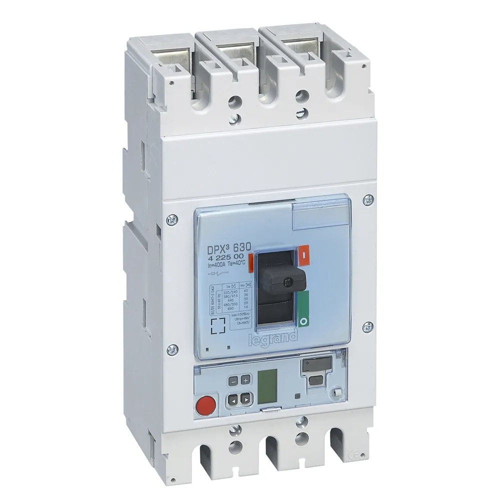DPX3  630 400A 3P S1 WYŁĄCZNIK MOCY 400A 3P S1 36KA 400V AC ZACISKI ŚRUBOWE