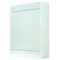 DINAMIC ROZDZIELNIA PLASTIKOWA NT 24M 2X 12M N+PE IP40 275X350X95 DRZWI PEŁNE BIAŁY