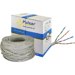 SKRĘTKA KOMPUTEROWA, U/UTP, CAT 5E, 24AWG, CU, ECA, 305M (WEWNĘTRZNA)