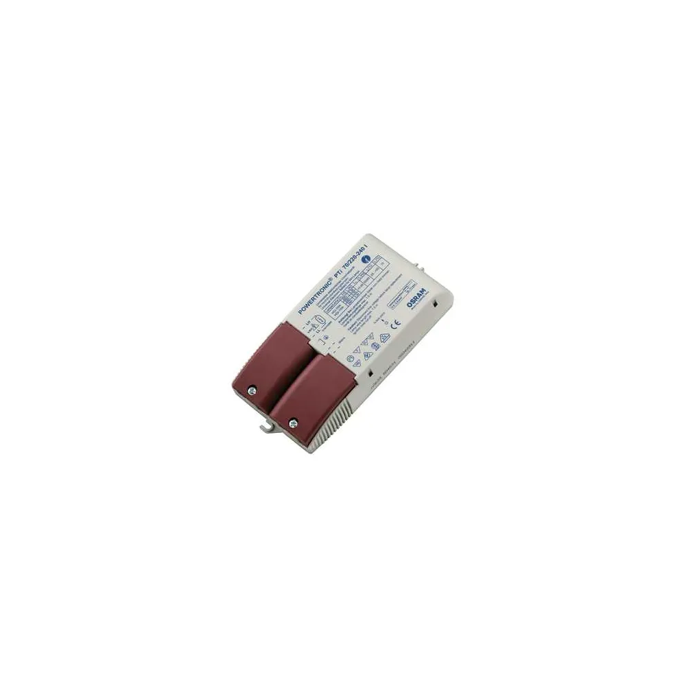 PTI STATECZNIK ELEKTRONICZNY  70W IP20 220-240V AC I PLASTIK DO LAMP METALOHALOGENOWYCH HCI/HQI