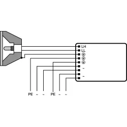 PTI STATECZNIK ELEKTRONICZNY  70W IP20 220-240V AC I PLASTIK DO LAMP METALOHALOGENOWYCH HCI/HQI