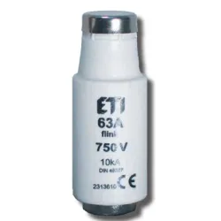 BIWTS DIII DZ GF WKŁADKA TOPIKOWA SZYBKA  10A E33 750V