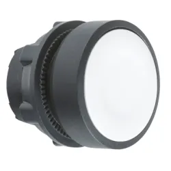 Schneider Electric Harmony XB5 Główka przycisku płaskiego plastikowego, biała, bez oznaczenia, ZB5AA1