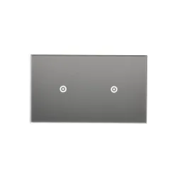 SIMON 54 TOUCH SREBRNA MGŁA PANEL DOTYKOWY 2 MODUŁY 1P DOTYK + 1P DOTYK