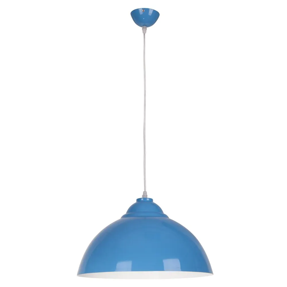 UNI NIEBIESKI OPRAWA WISZĄCA 1X E27/ 60W IP20 METAL