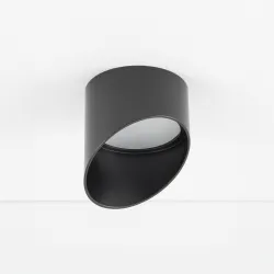 HVAR CZARNY OPRAWA SUFITOWA PT 1 GX53 12W ONLY LED IP20 ALUMINIUM