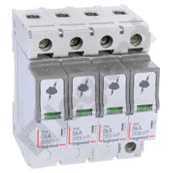 ON300 OGRANICZNIK PRZEPIĘĆ T1+T2 B+C 4P 4M 8/50KA TT, TNC, TNS
