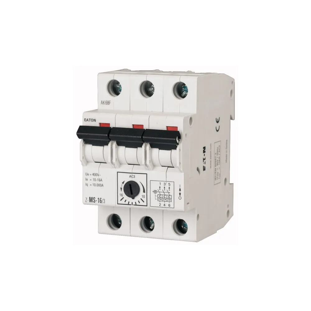 Z-MS- 0.16/3 WYŁĄCZNIK SILNIKOWY 0.16A 230V AC 10KA