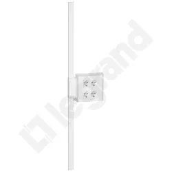 DLP ŁĄCZNIK 4M WZDŁUŻ KANAŁÓW KABLOWYCH 20X12.5 BIAŁY