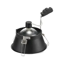 HORN CZARNY OPRAWA SUFITOWA PT 1X GU10/ 75W IP20 STAL