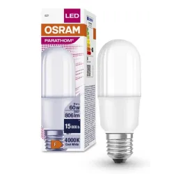 PARATHOM CL STICK ŻARÓWKA LED TUBULARNA 8W E27 MATOWA 840 NW 4000K FR 60 NON-DIM