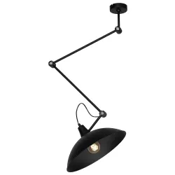 MELOS CZARNY OPRAWA SUFITOWA NT 1X E27/ 60W IP20 METAL