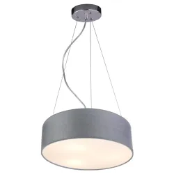 KIOTO SZARY OPRAWA WISZĄCA 3X E27/ 40W IP20 METAL/ TKANINA/ PCV