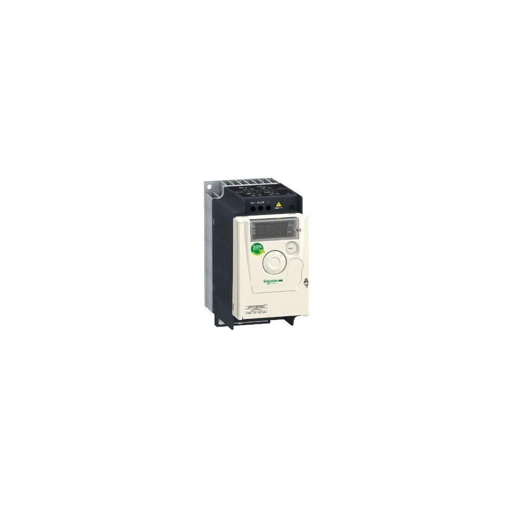 Schneider Electric Przemiennik częstotliwości ATV12 3 fazowe 200/240VAC 50/60Hz 0.75kW 4.2A IP20, ATV12H075M3