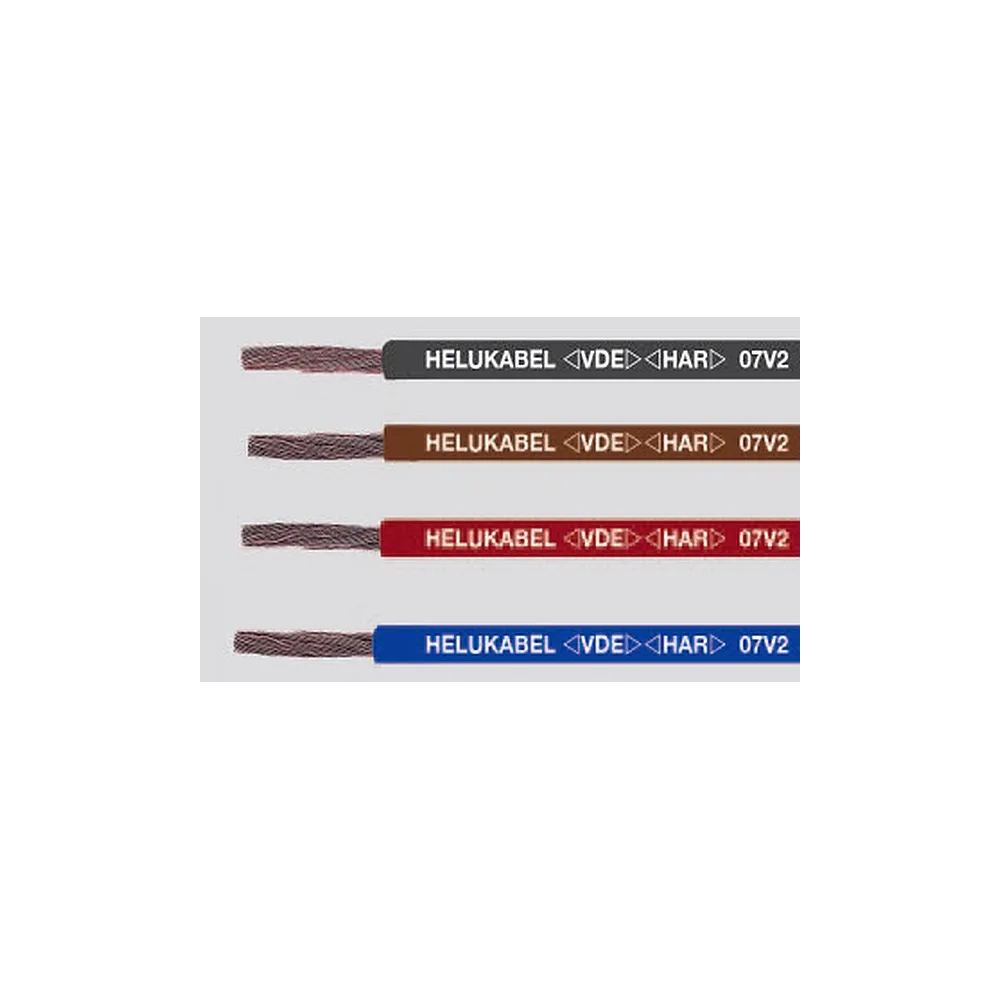 H05V2-K LGYC (FASS)   1.0/AWG 18 ŻO PRZEWÓD JEDNOŻYŁOWY 300/500V CIEPŁOODPORNY KL.5
