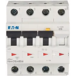 FRBM6-C10/3N/003-A C 10A/ 30MA/A WYŁĄCZNIK RÓŻNICONADPRĄDOWY C 10A 3P+N 4M 30MA A 6KA