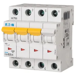PLSM-C25/3N-MW WYŁĄCZNIK NADPRĄDOWY C 25A 3P+N 4M MW 10KA
