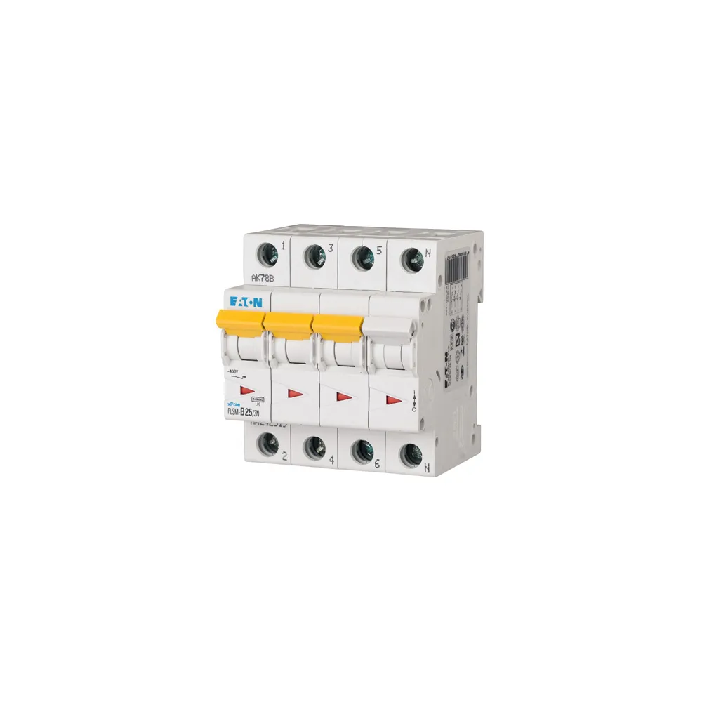 PLSM-C25/3N-MW WYŁĄCZNIK NADPRĄDOWY C 25A 3P+N 4M MW 10KA