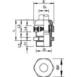 VTEC EX PG29 SW DŁAWIK KABLOWY - EX