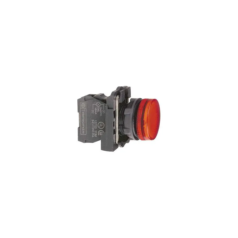 Schneider Electric Harmony XB5 Lampka sygnalizacyjna czerwona LED 230/240V, XB5AVM4