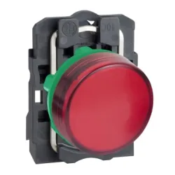 Schneider Electric Harmony XB5 Lampka sygnalizacyjna czerwona LED 230/240V, XB5AVM4